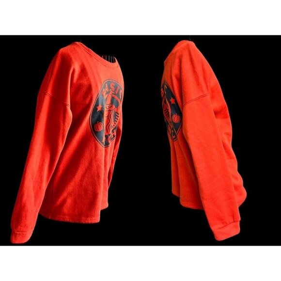 SheShow Basic Witch Sweatshirt Medium Orange  Halloween Starbucks Mermaid NWOT - Picture 6 of 12